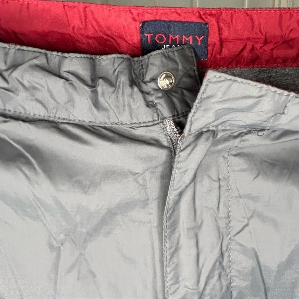Tommy Jeans Tommy Hilfiger Windbreaker Swishy Track Pants Size Large Sporty 90’s